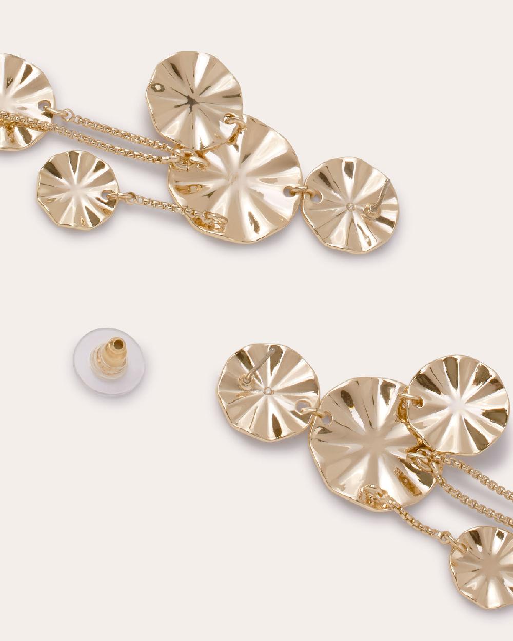 Ramy Brook Eleonora Molten Disk Earrings