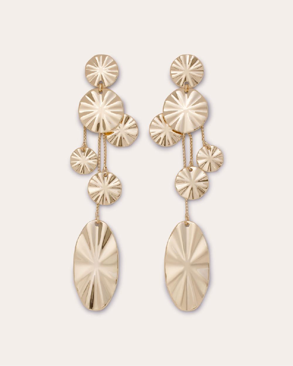 ramy brook Eleonora Molten Disk Earrings