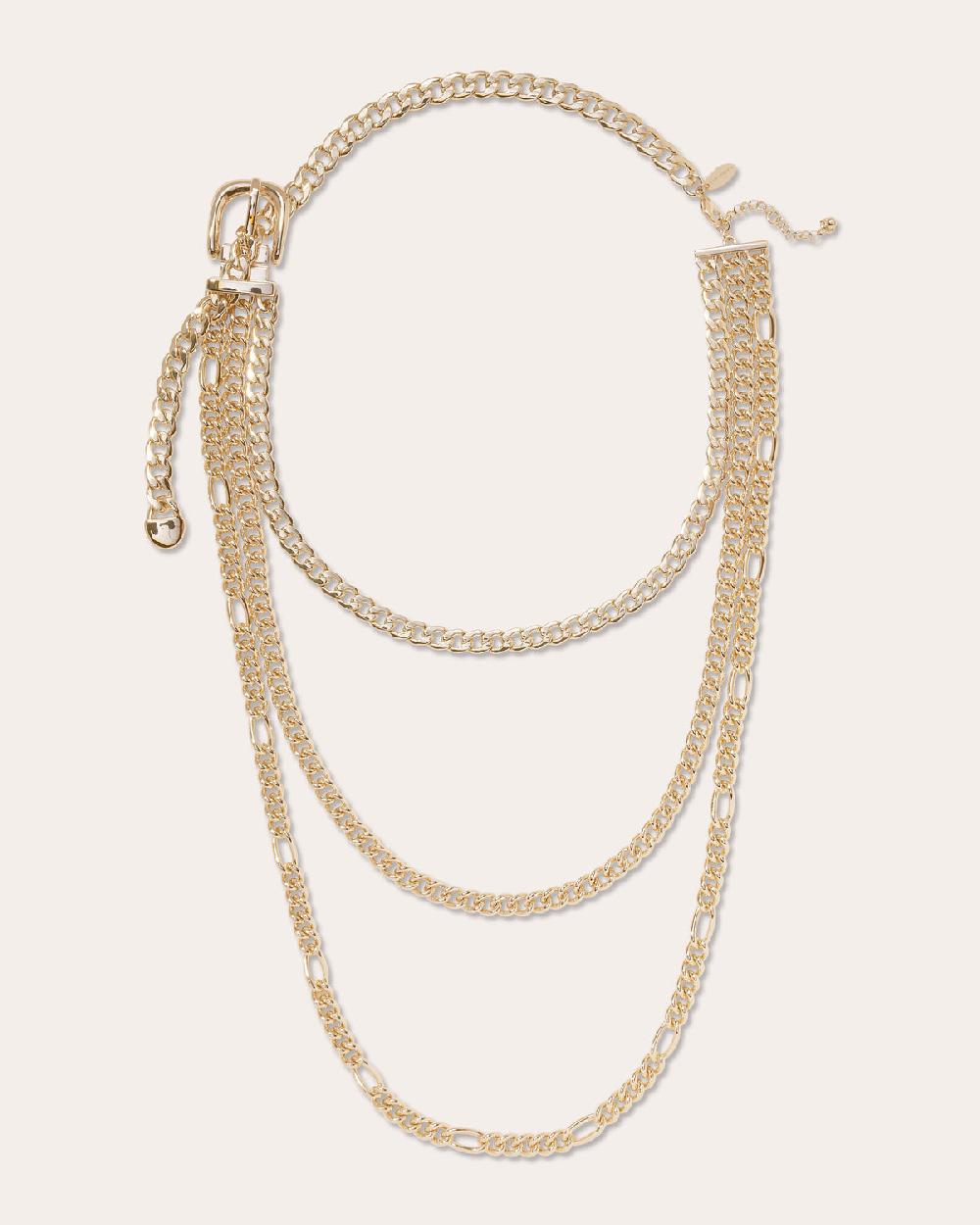 ramy brook Emelia Layered Buckle Necklace