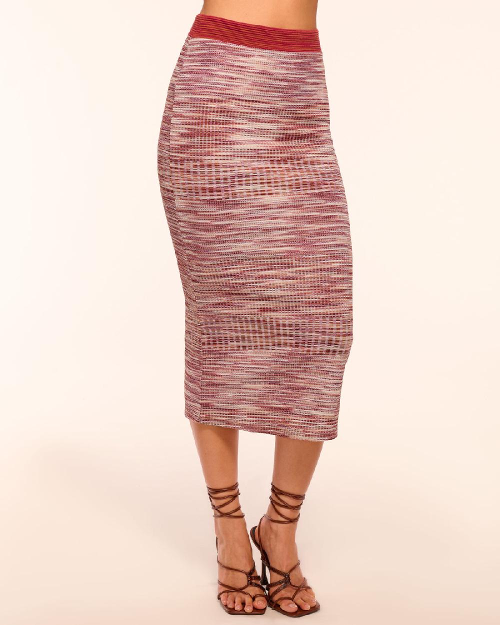 ramy brook Erica Space Dye Knit Midi Skirt