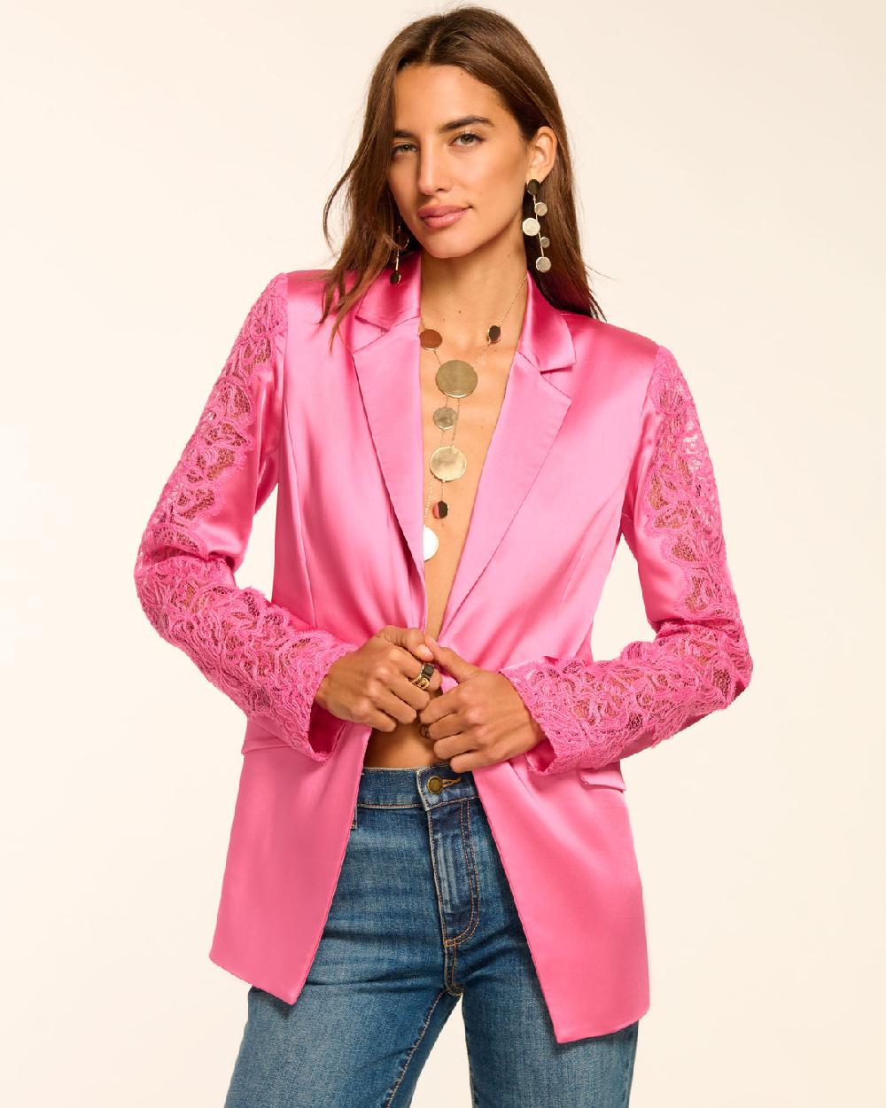 Ramy Brook Foxi Lace Blazer