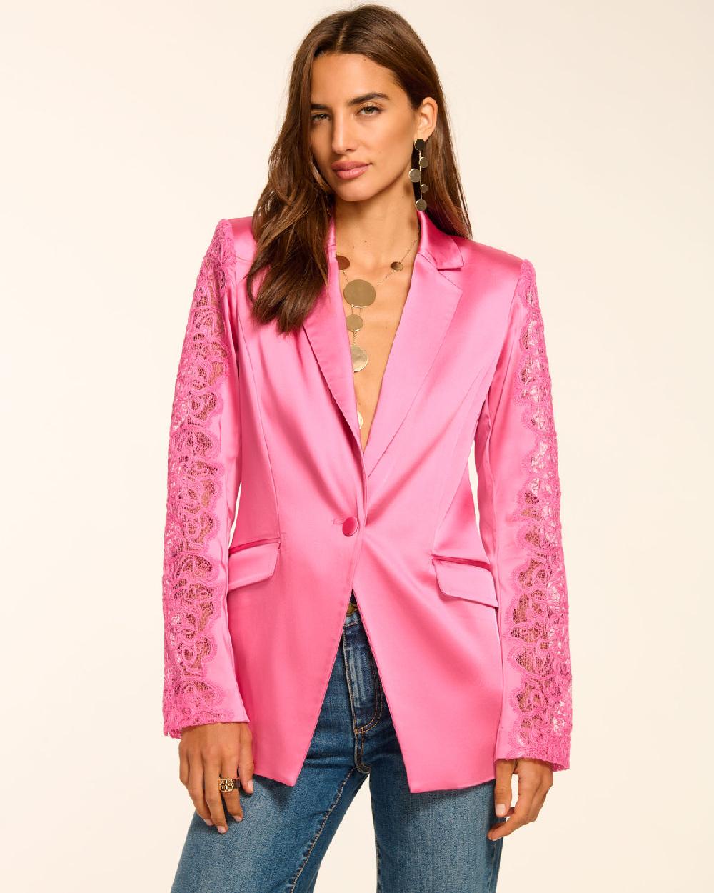 ramy brook Foxi Lace Blazer