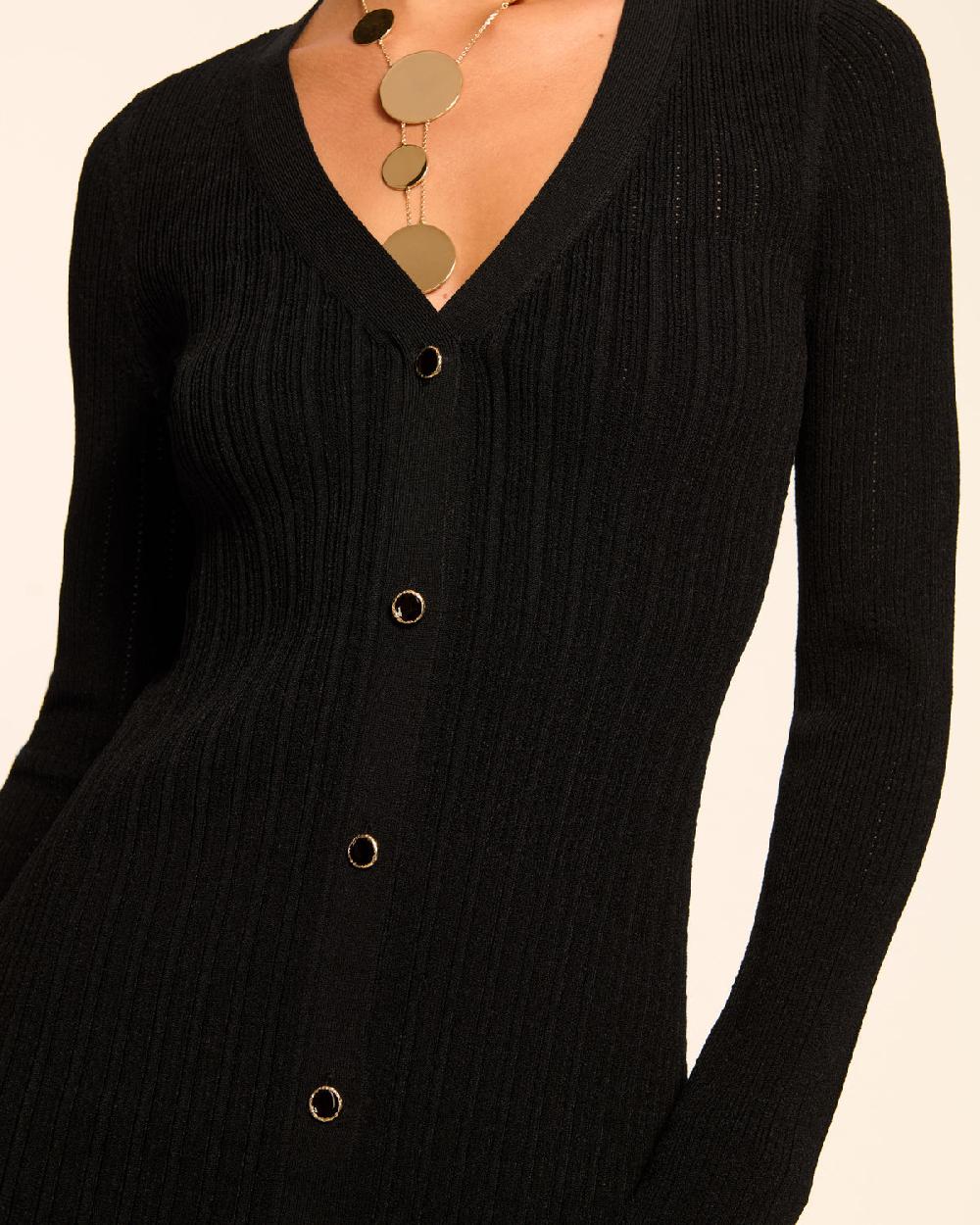 Ramy Brook Gabby Knit Button Down Midi Dress