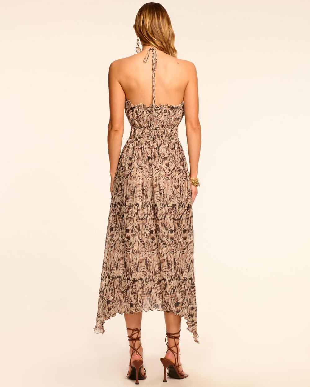 Ramy Brook Gabriela Halter Midi Dress