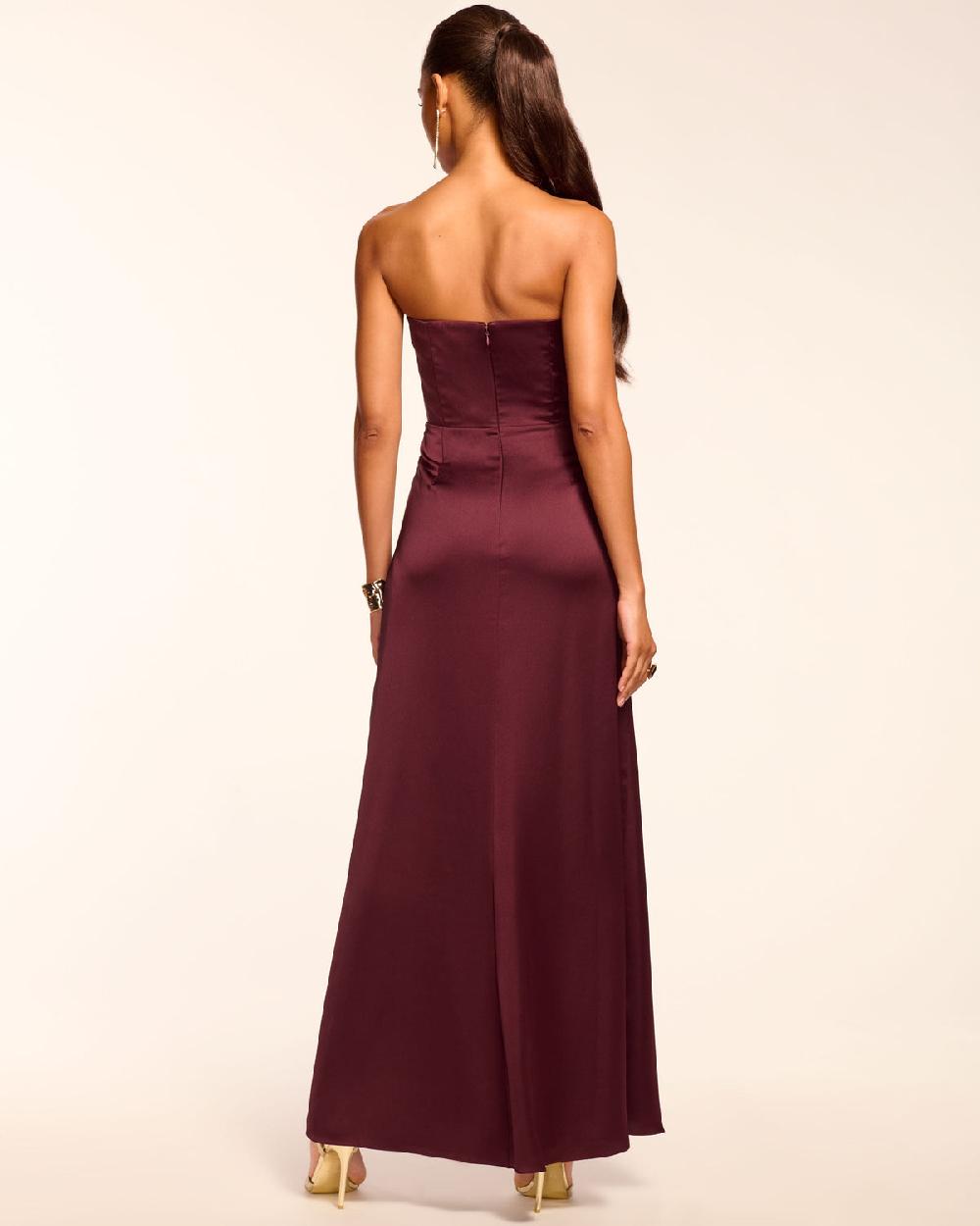 Ramy Brook Galilee Strapless Ruffle Gown