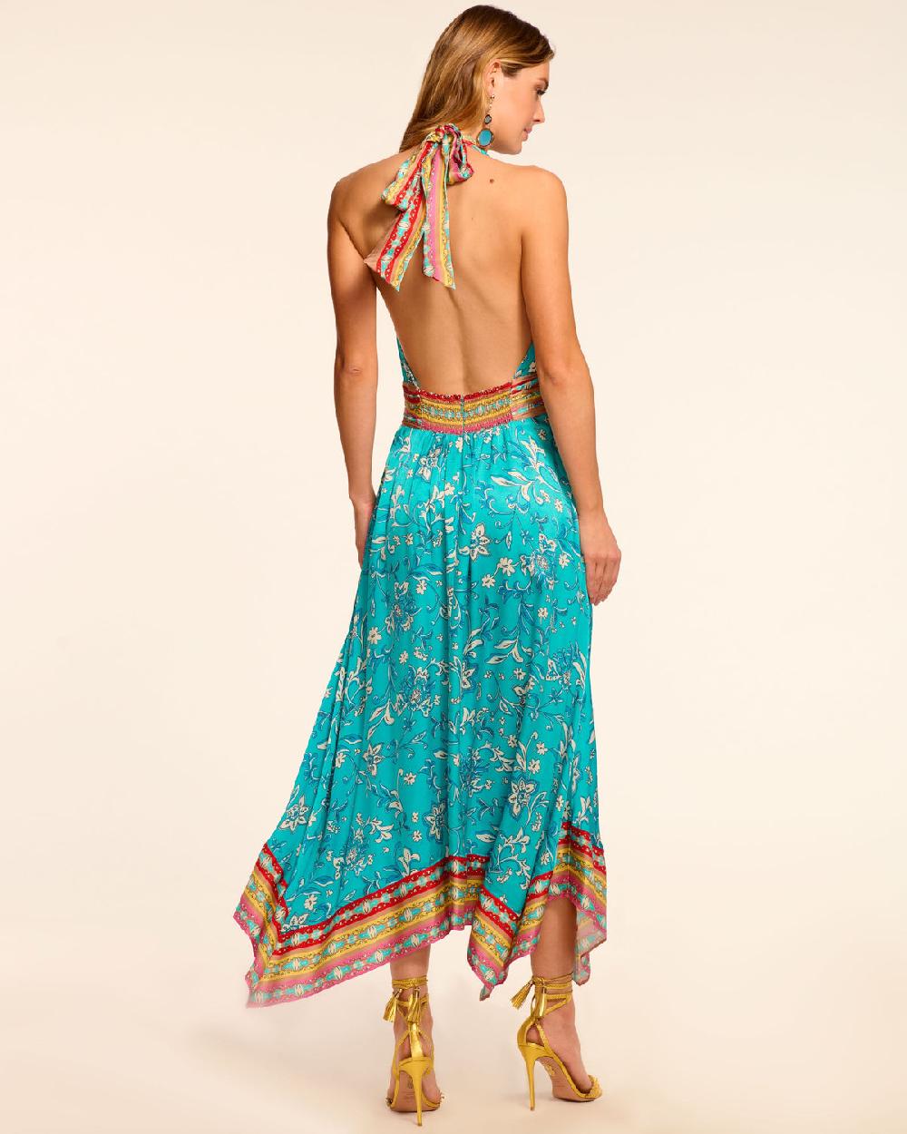 Ramy Brook Georgina Halter Maxi Dress