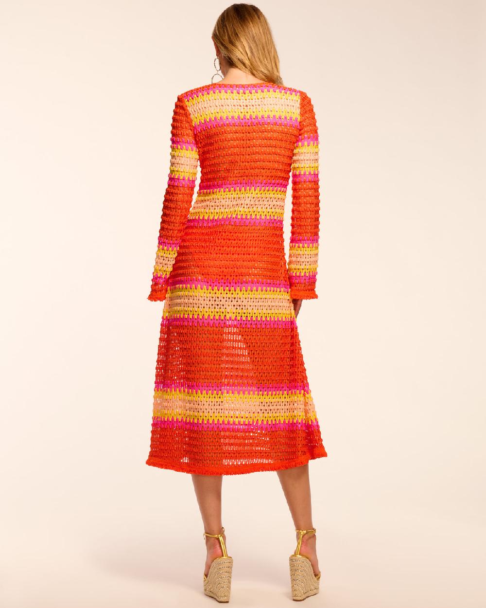 Ramy Brook Hannah Crochet Coverup Midi Dress