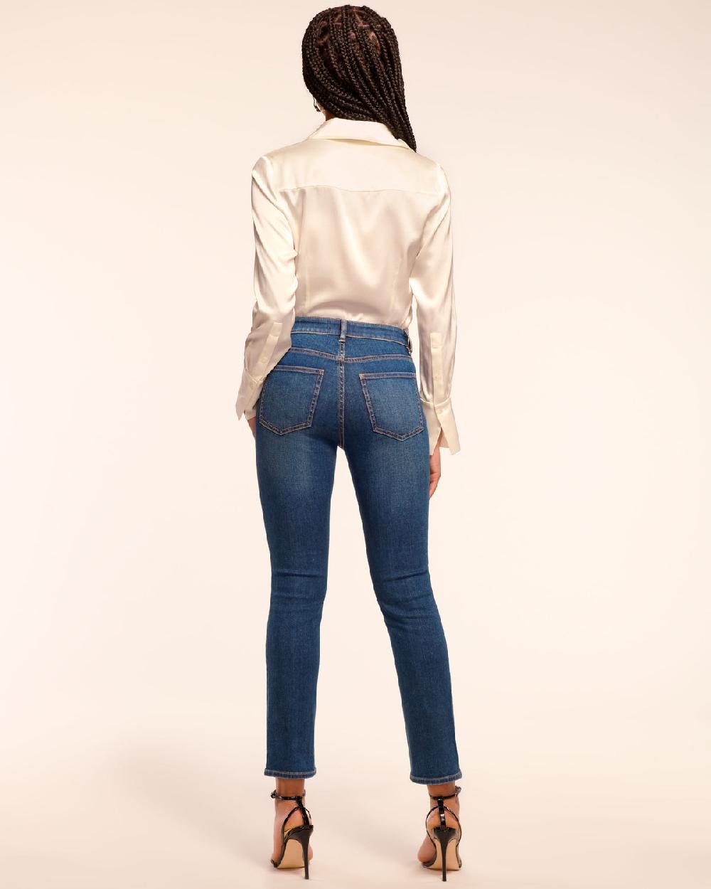 Ramy Brook Harlow 5-Pocket Straight Leg Jean