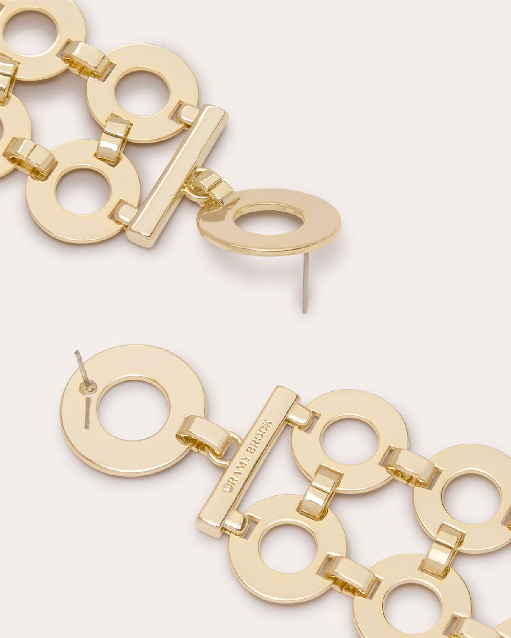 Ramy Brook Helen Link Statement Earrings