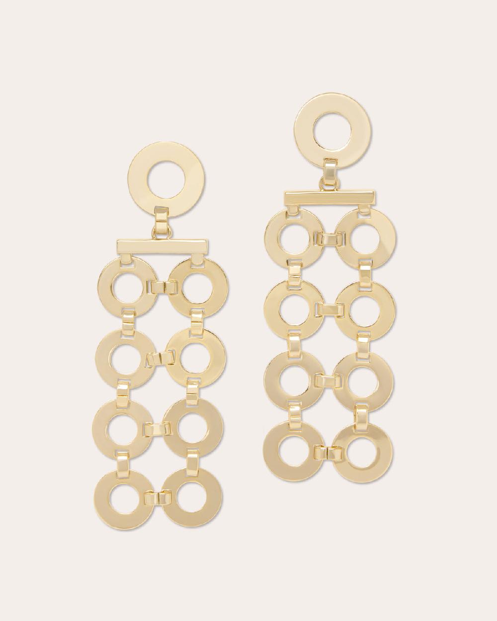 ramy brook Helen Link Statement Earrings