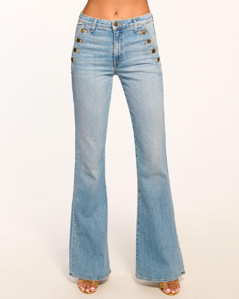 ramy brook Helena High-Rise Flare Jean