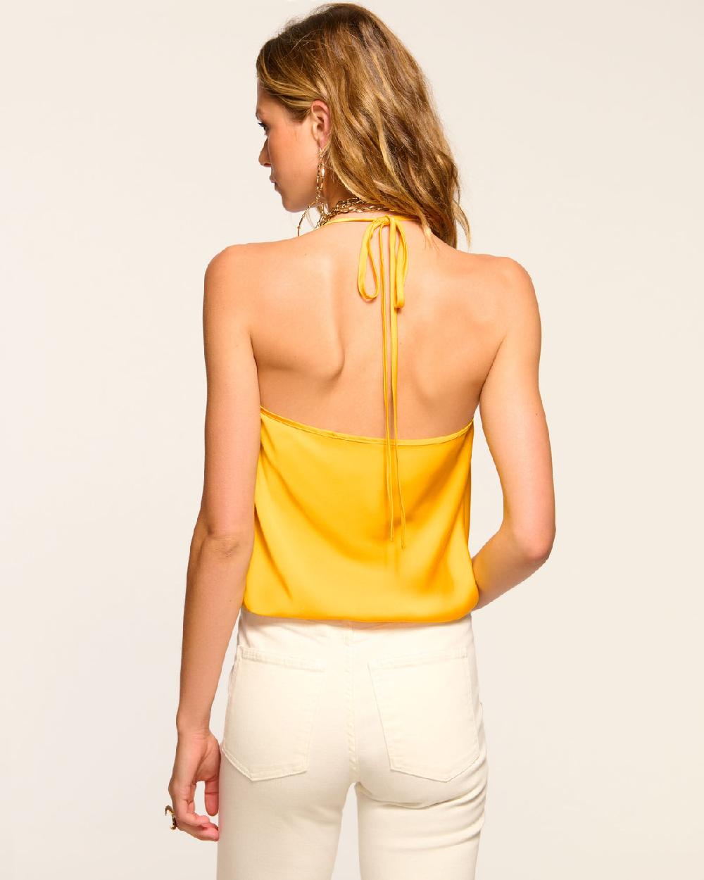 Ramy Brook Hettie Cowl Neck Halter Top