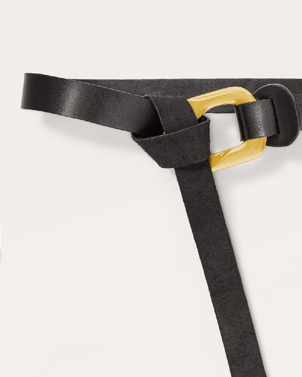 Ramy Brook Ines Leather Tie Belt