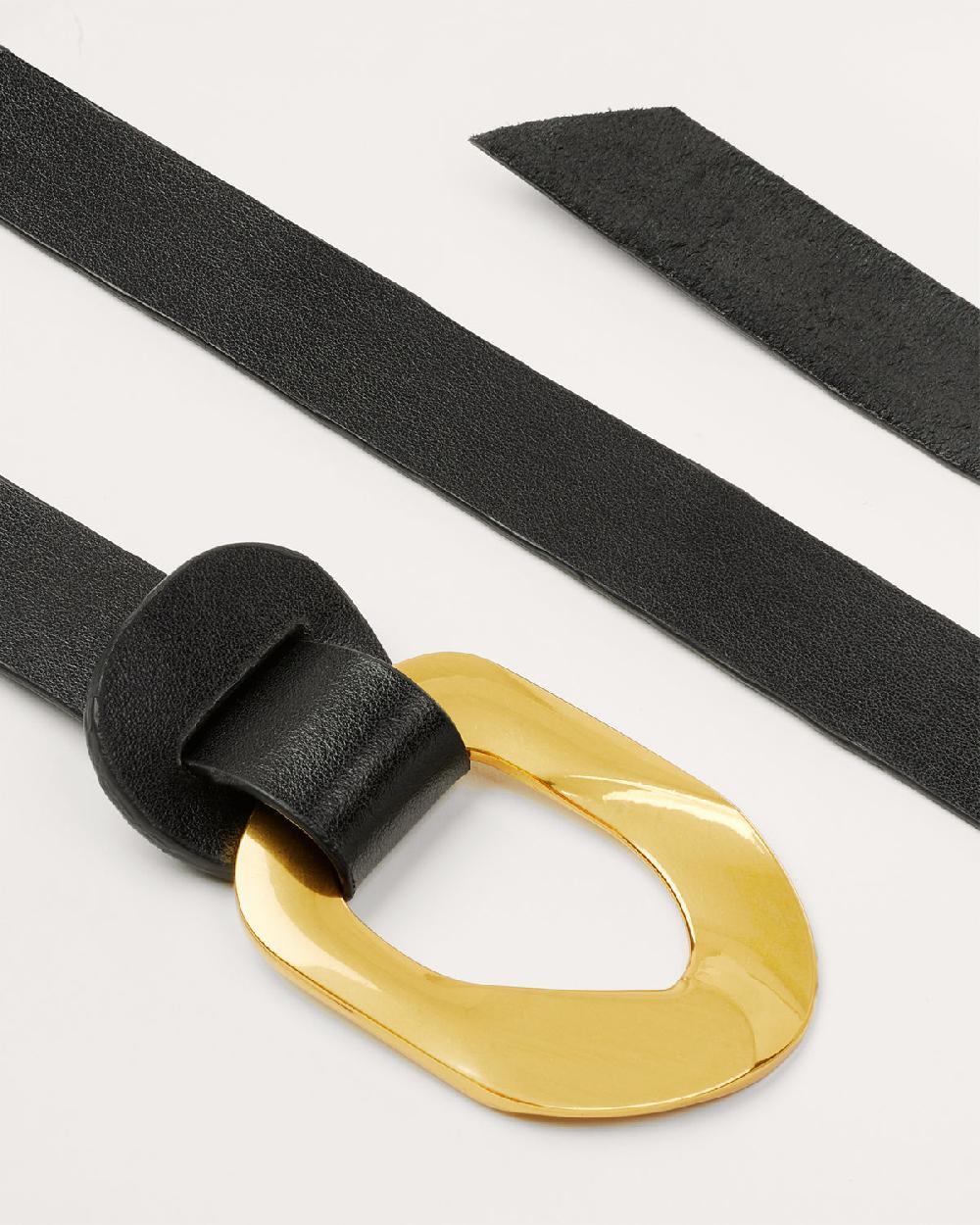 Ramy Brook Ines Leather Tie Belt