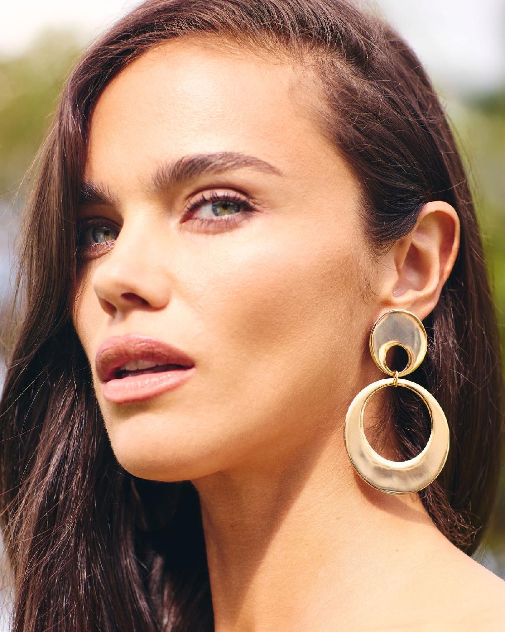 Ramy Brook Ira Stacked Circular Earrings