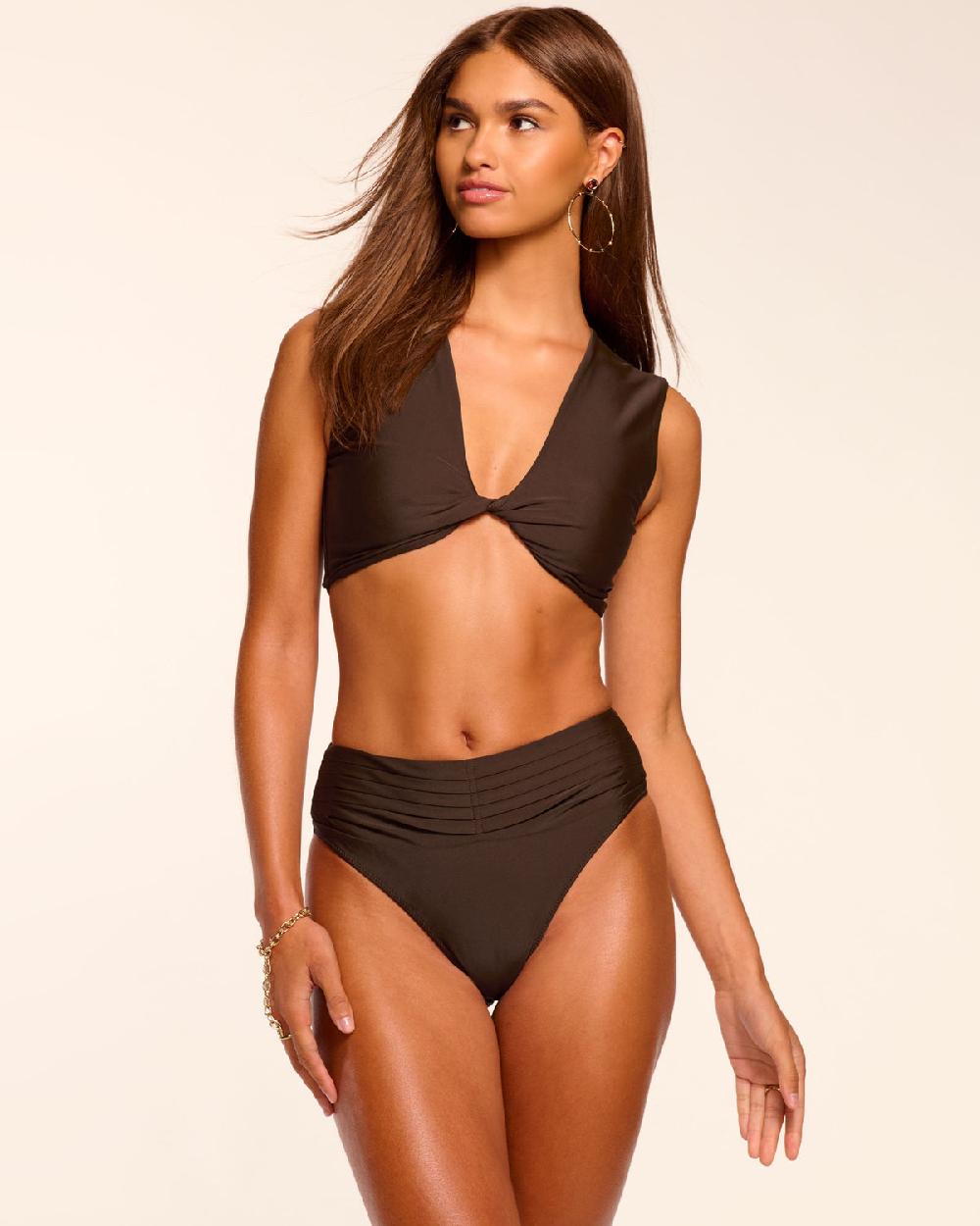Ramy Brook Ivo Ruched Bikini Bottom