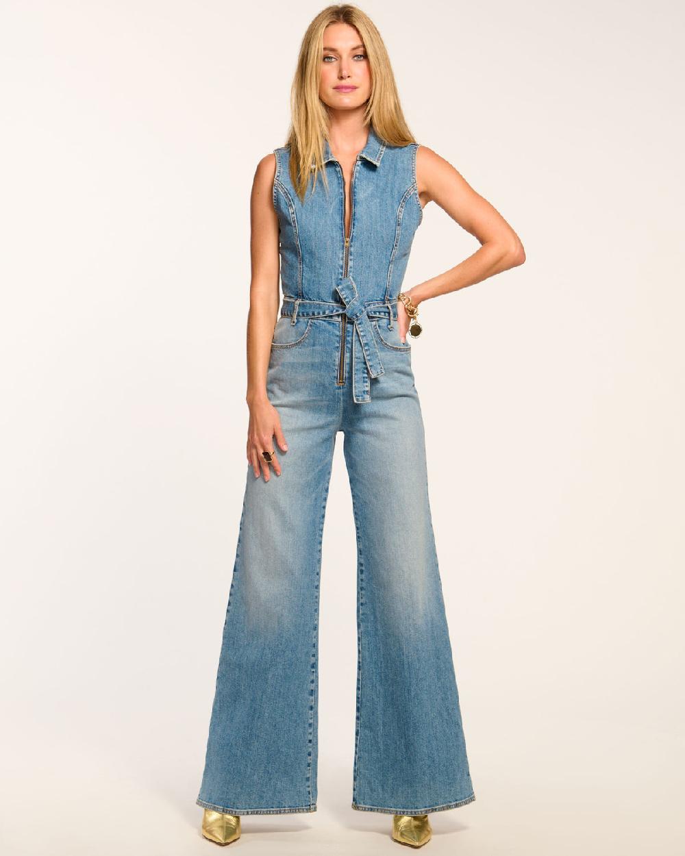 ramy brook Jemma Denim Jumpsuit