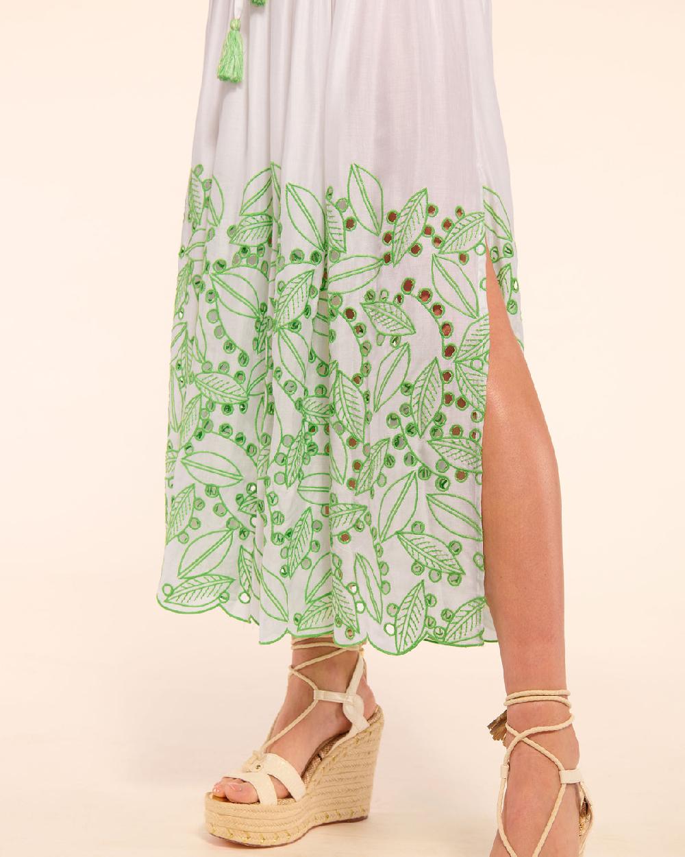 Ramy Brook Jenning Coverup Eyelet Maxi Skirt