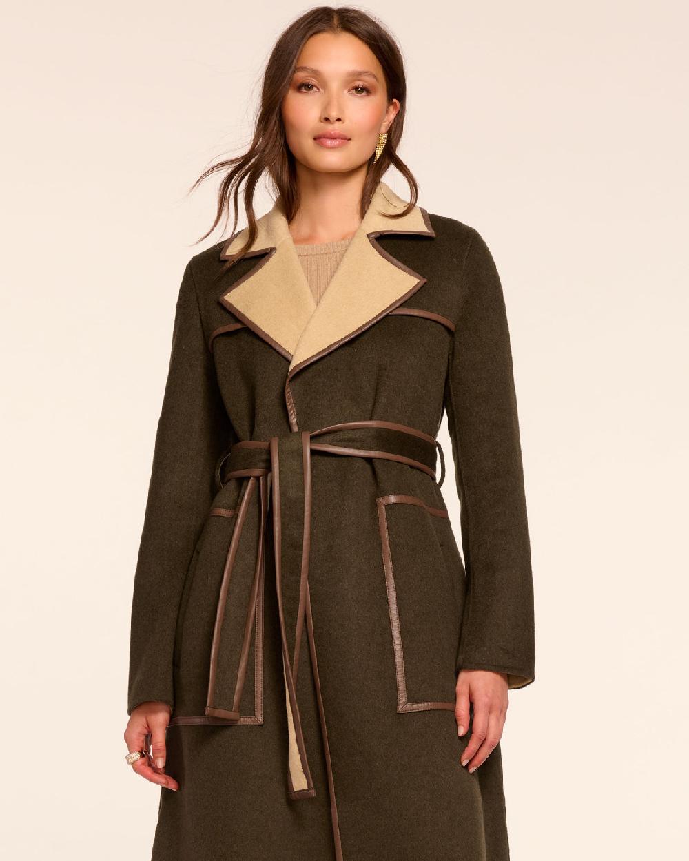 Ramy Brook Josie Wool Blend Belted Coat