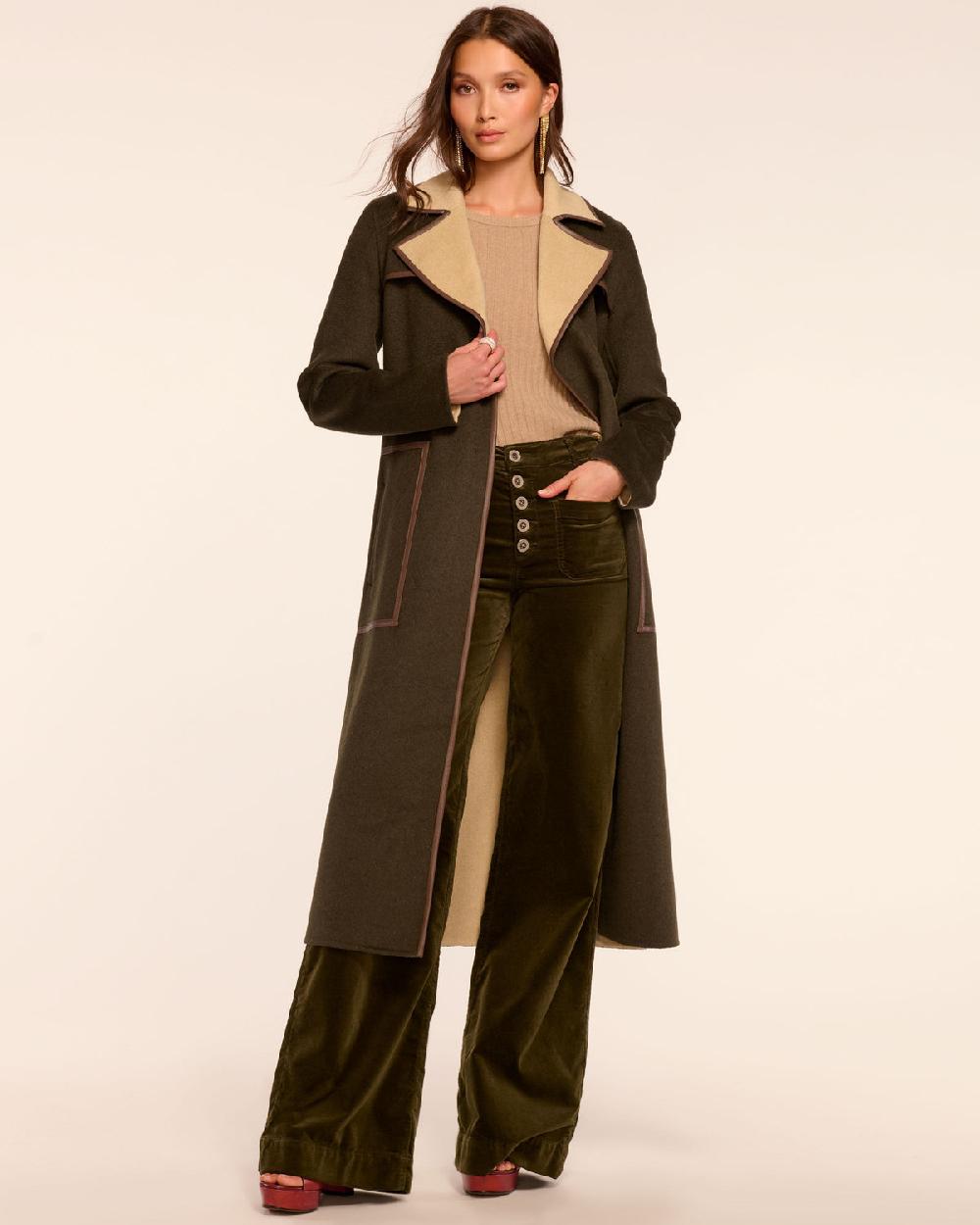 Ramy Brook Josie Wool Blend Belted Coat