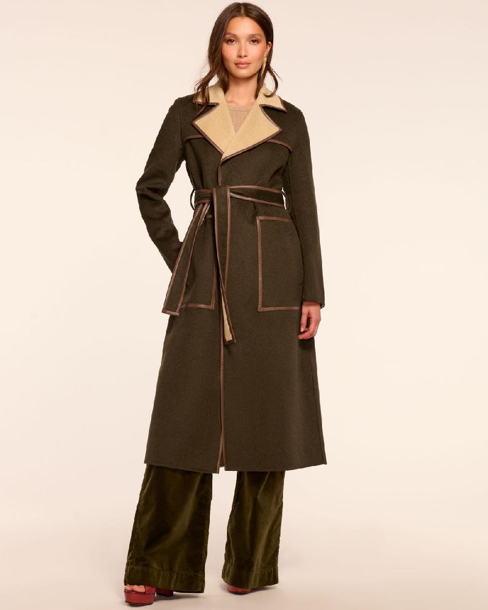 ramy brook Josie Wool Blend Belted Coat