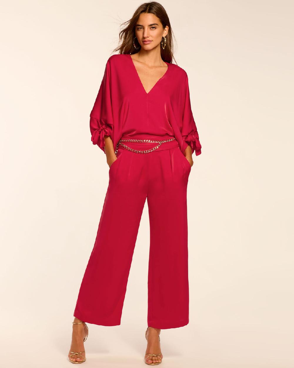 Ramy Brook Joss Cropped Wide Leg Pant