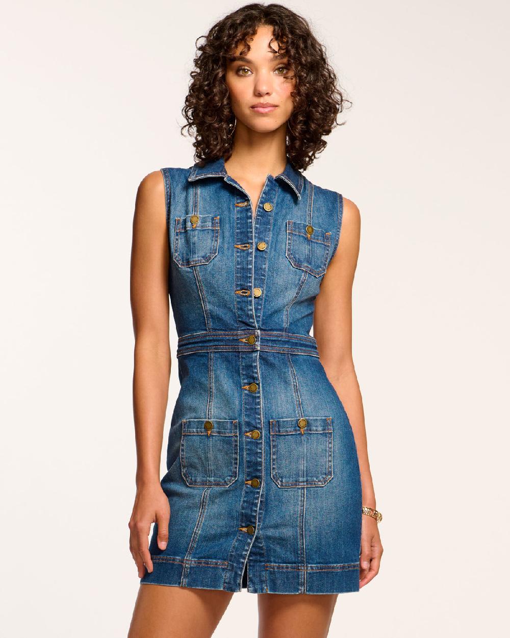 ramy brook Katalina Denim Mini Dress
