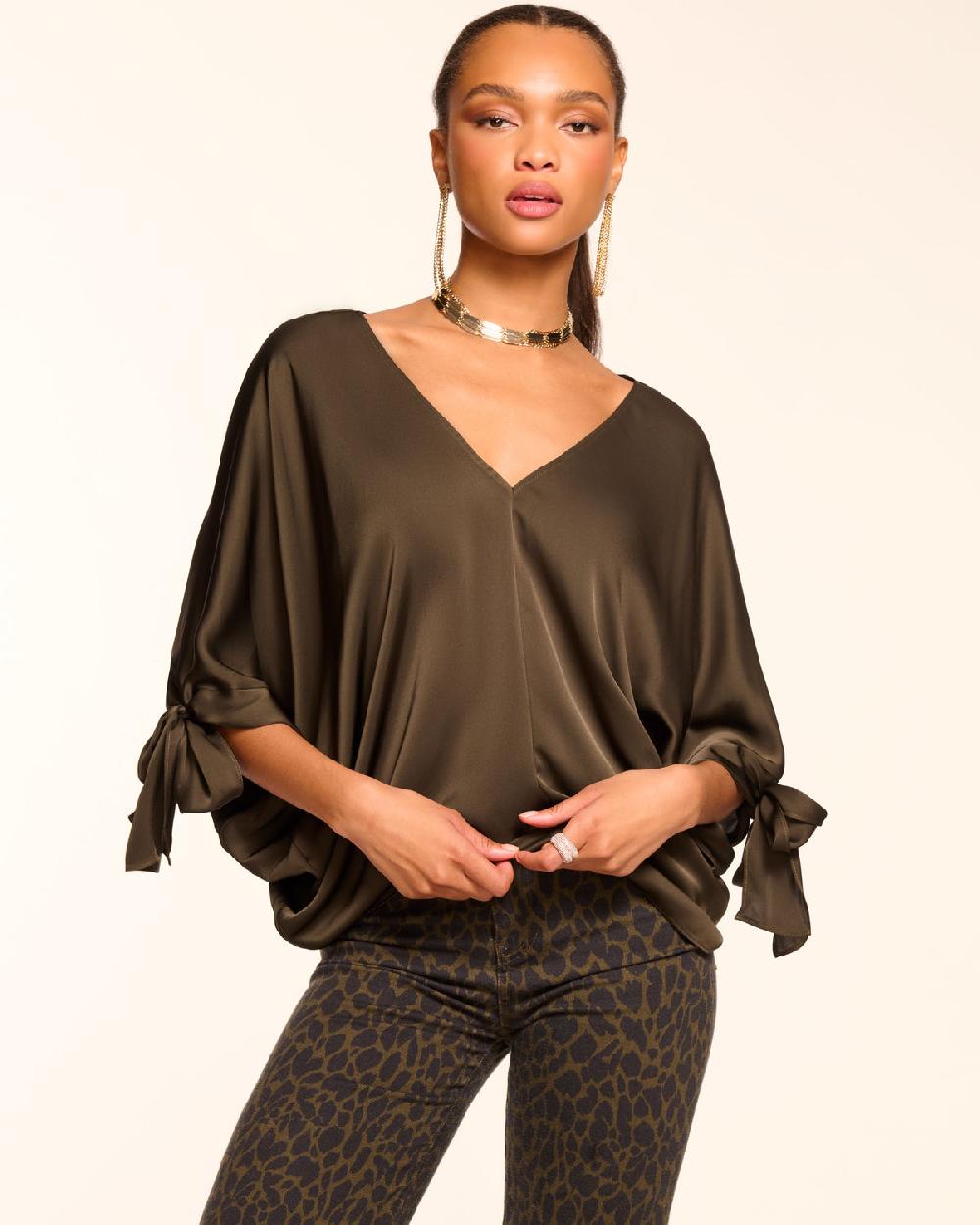 ramy brook Krista V-Neck Blouse