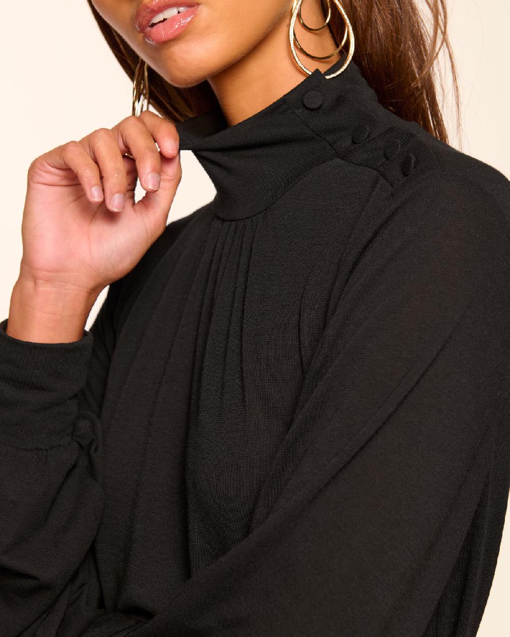 Ramy Brook Larissa Knit Turtleneck Top