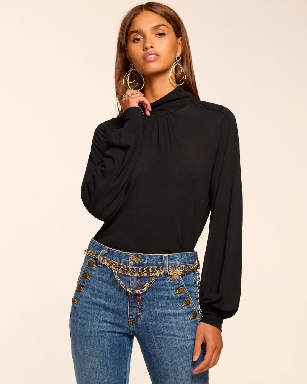 ramy brook Larissa Knit Turtleneck Top