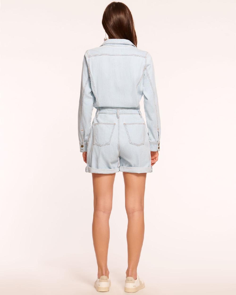 Ramy Brook Lavinia Relaxed Denim Romper