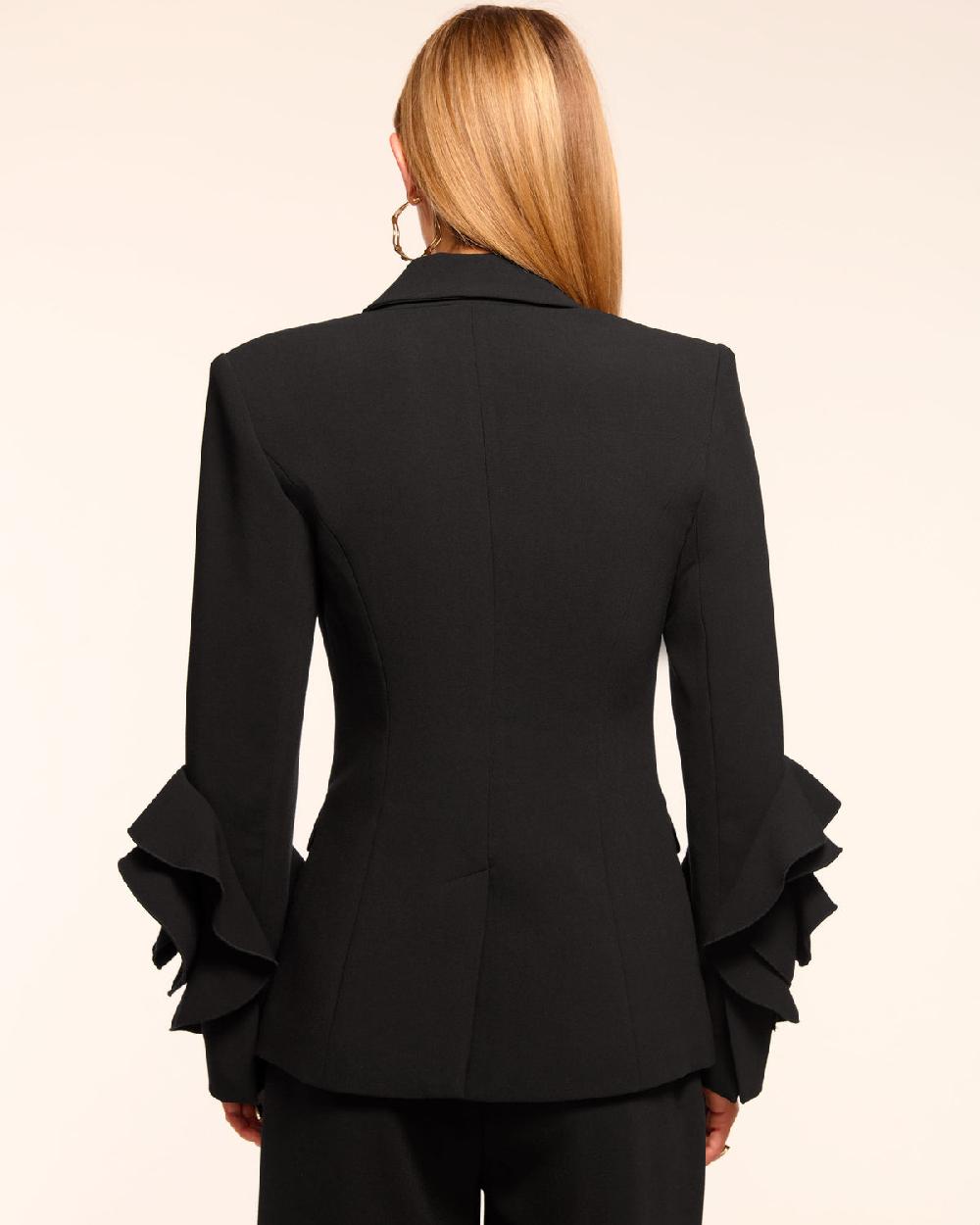 Ramy Brook Leah Tailored Ruffle Blazer