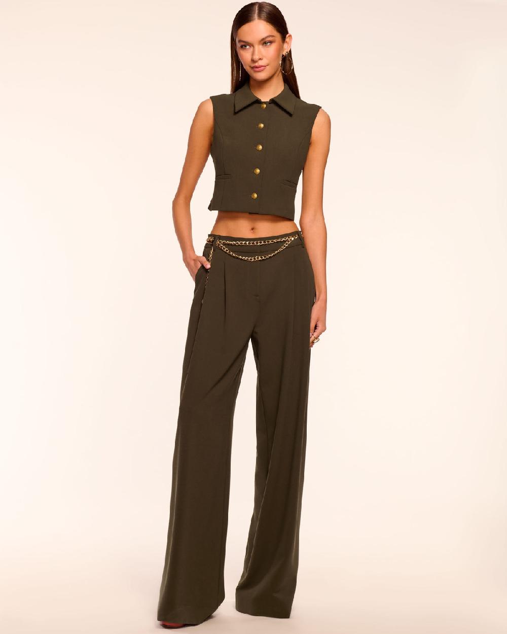Ramy Brook Leslie Pleated Wide Leg Pant