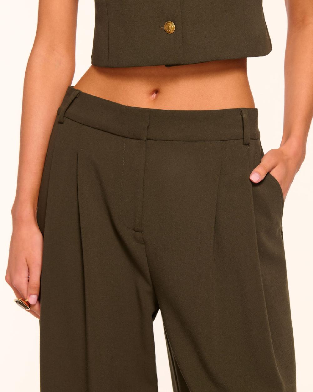 Ramy Brook Leslie Pleated Wide Leg Pant