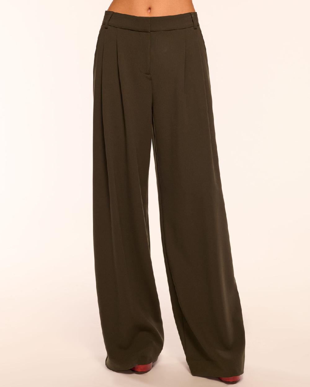 ramy brook Leslie Pleated Wide Leg Pant