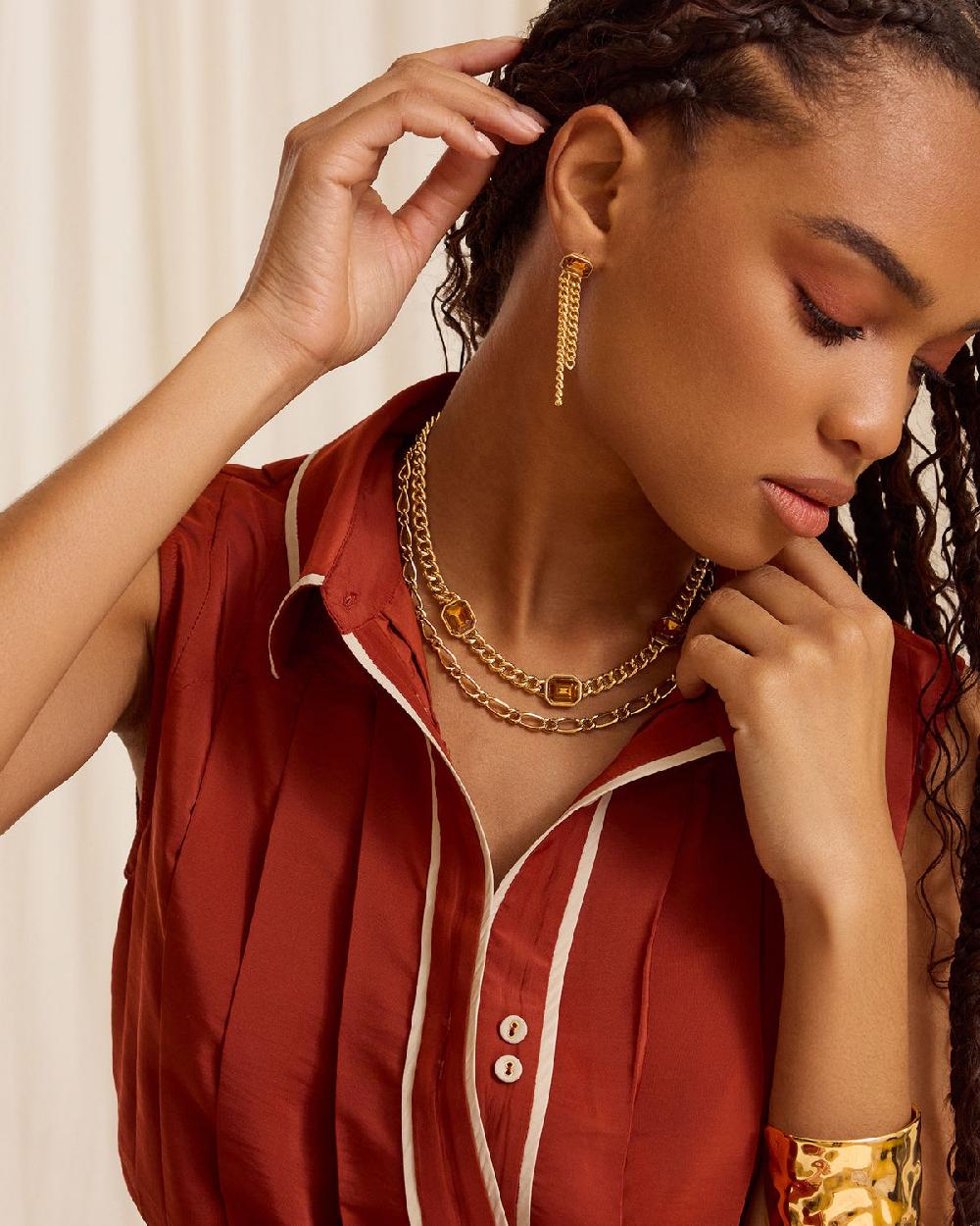 Ramy Brook Lexi Gemstone Layered Necklace