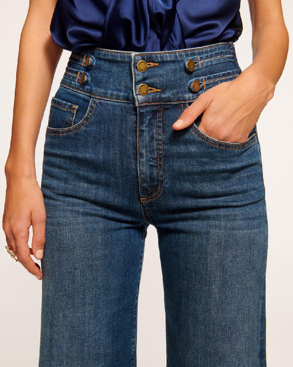 Ramy Brook Liv High-Rise Wide Leg Jean