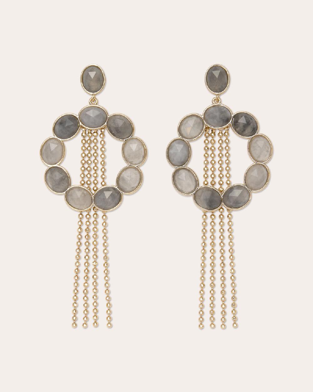 Ramy Brook Lizza Smoky Quartz Earrings