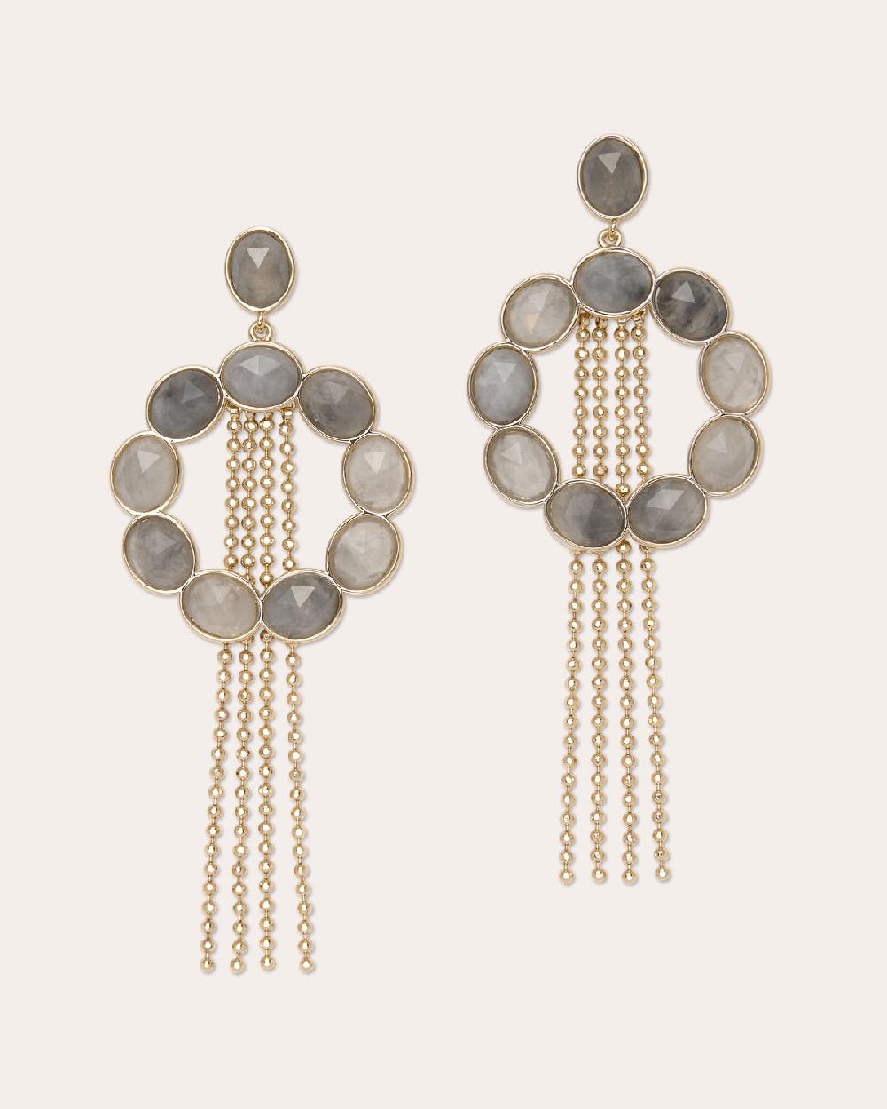 ramy brook Lizza Smoky Quartz Earrings
