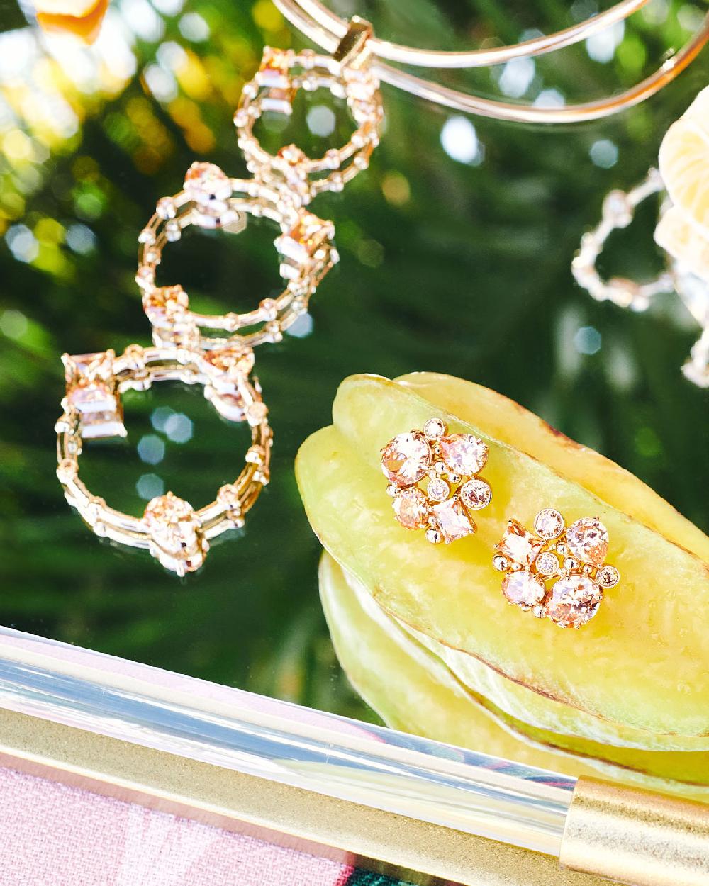 Ramy Brook Lizzy Gemstone Stud Earrings