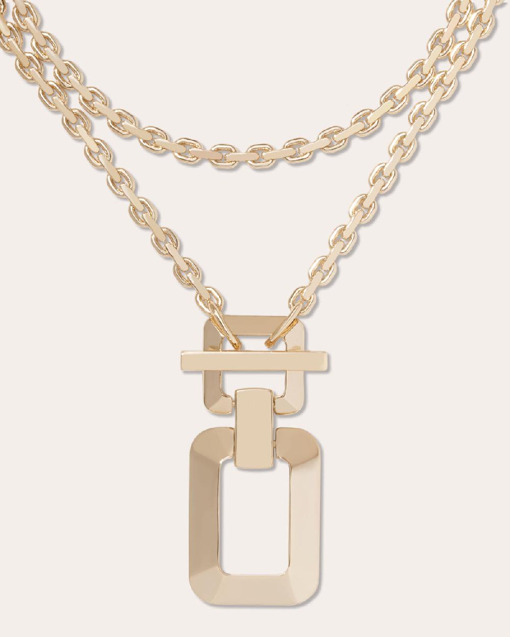 Ramy Brook Lucia Statement Buckle Necklace