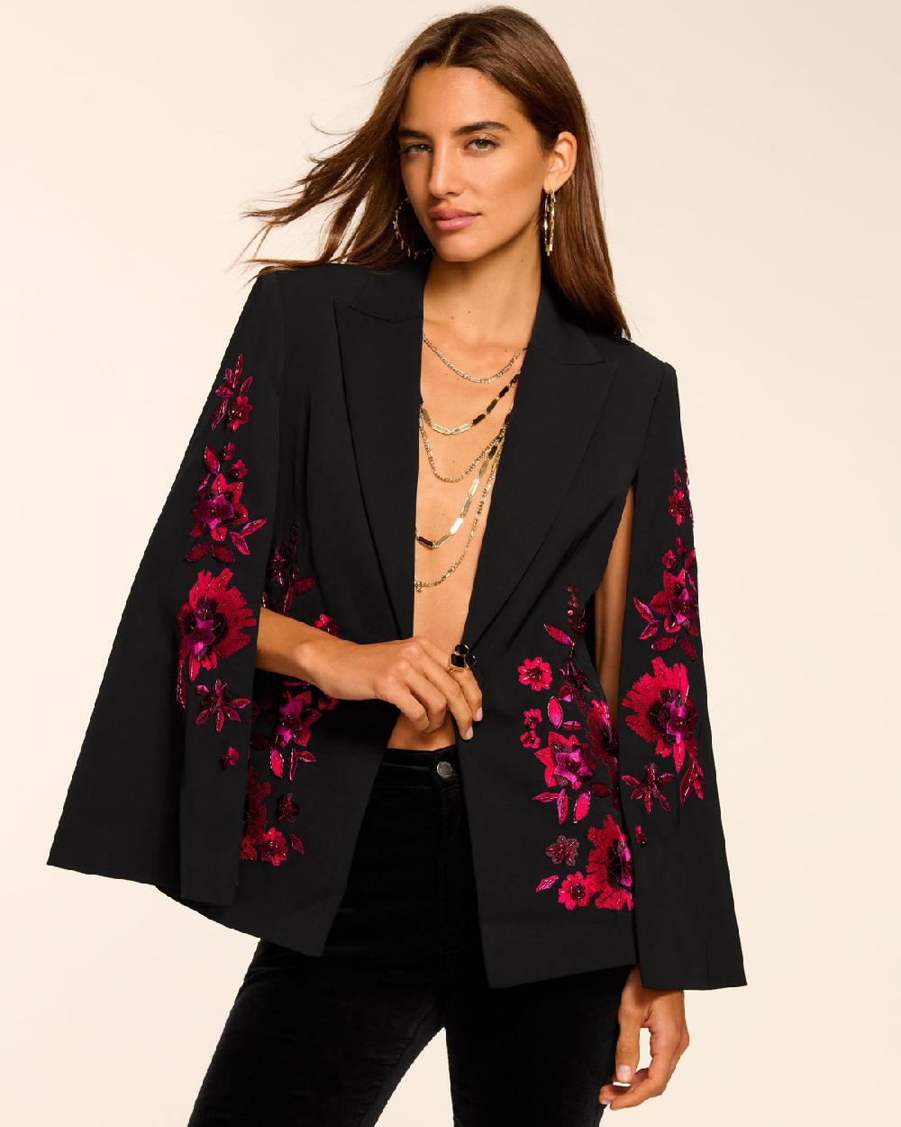 Ramy Brook Lucinda Embellished Cape