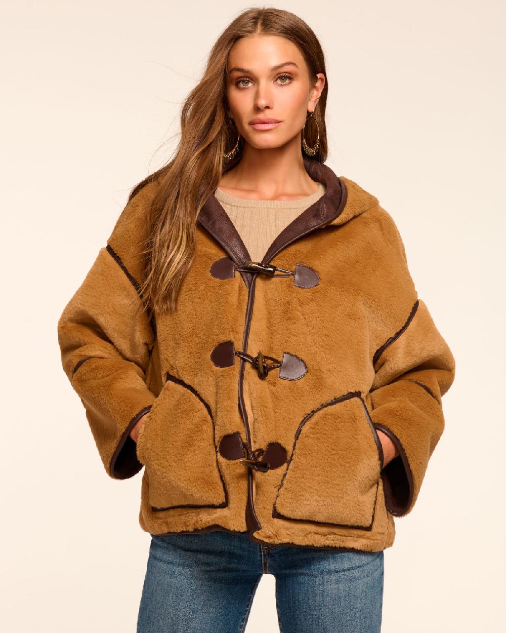 Ramy Brook Lucy Faux Fur Coat