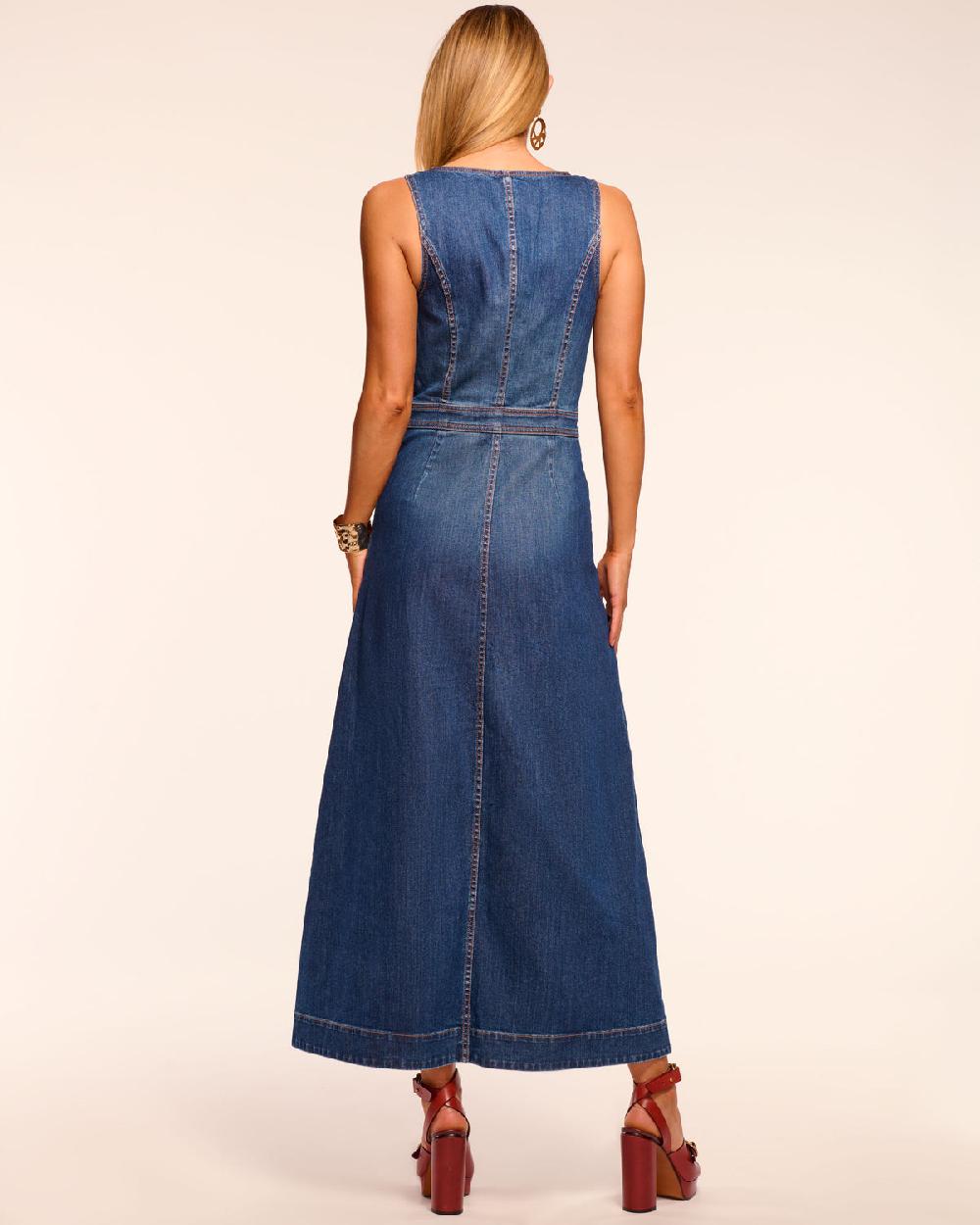 Ramy Brook Madeleine Sleeveless Denim Maxi Dress