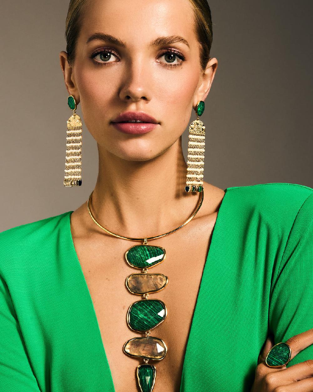 Ramy Brook Maria Layered Stone Necklace