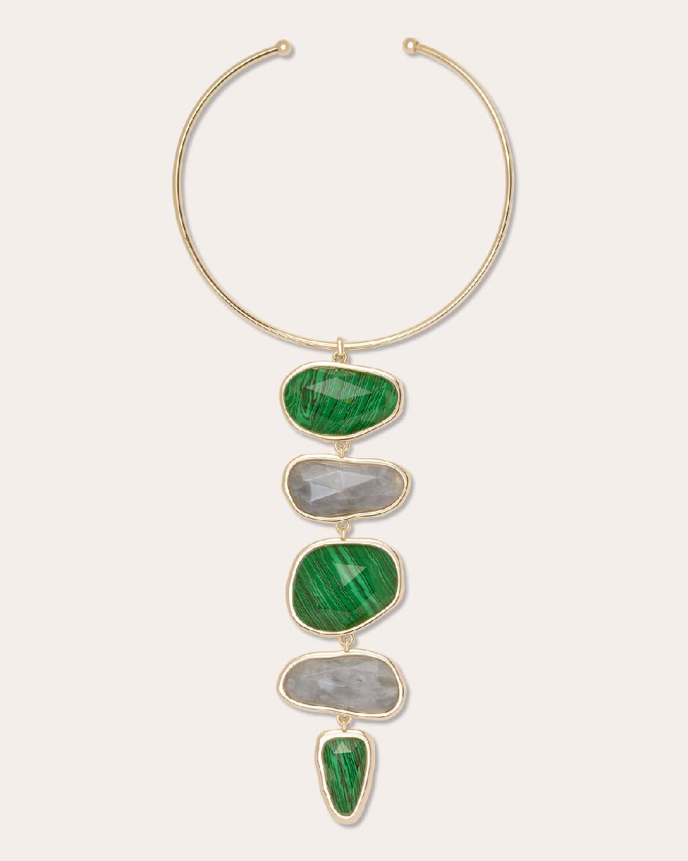 ramy brook Maria Layered Stone Necklace