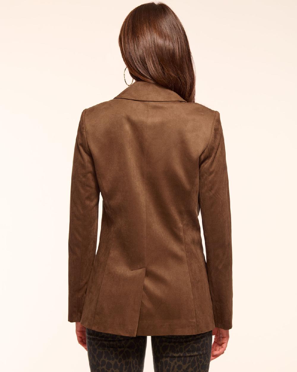 Ramy Brook Marilyn Faux Suede Blazer