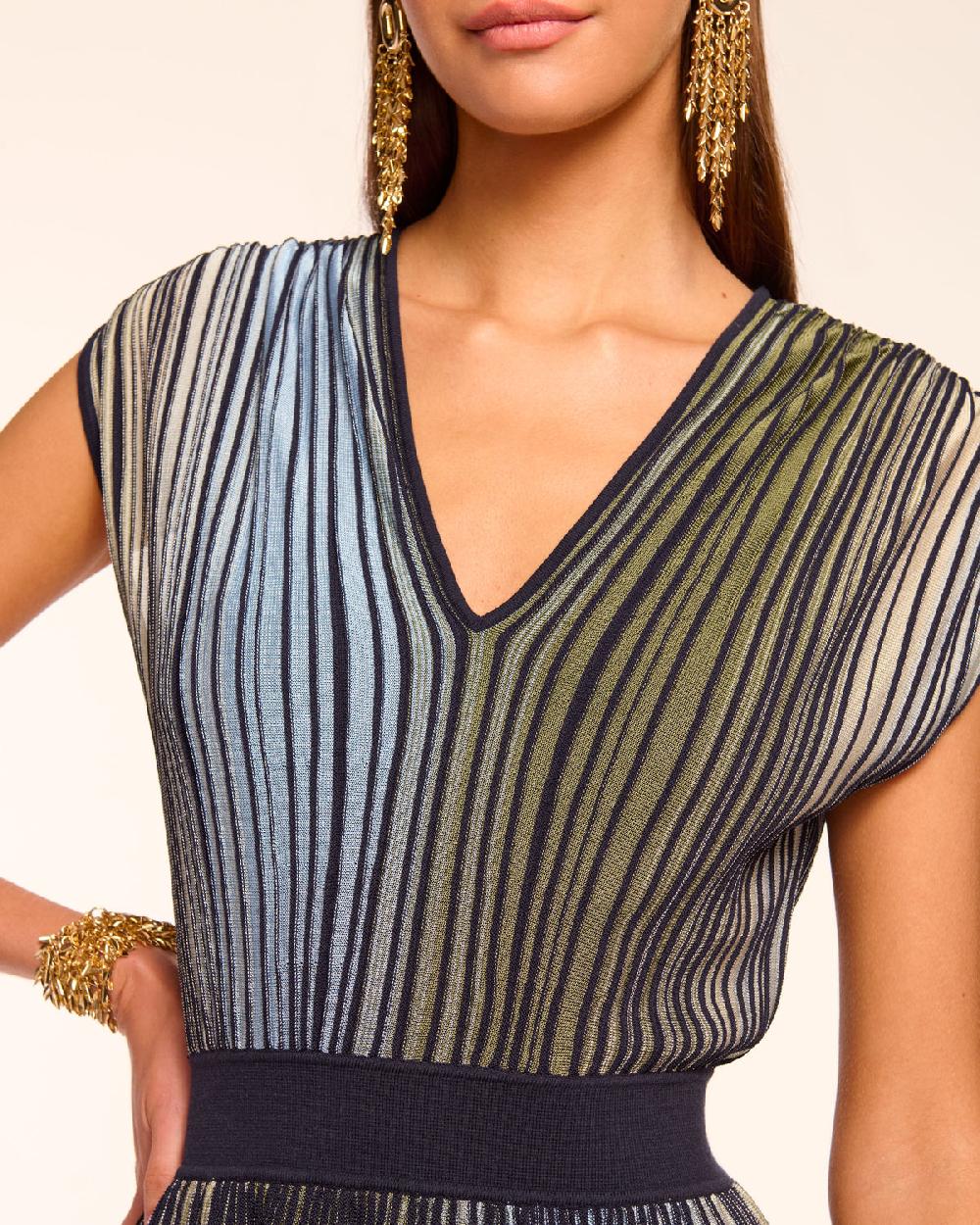 Ramy Brook Marisol Ombre Knit Mini Dress