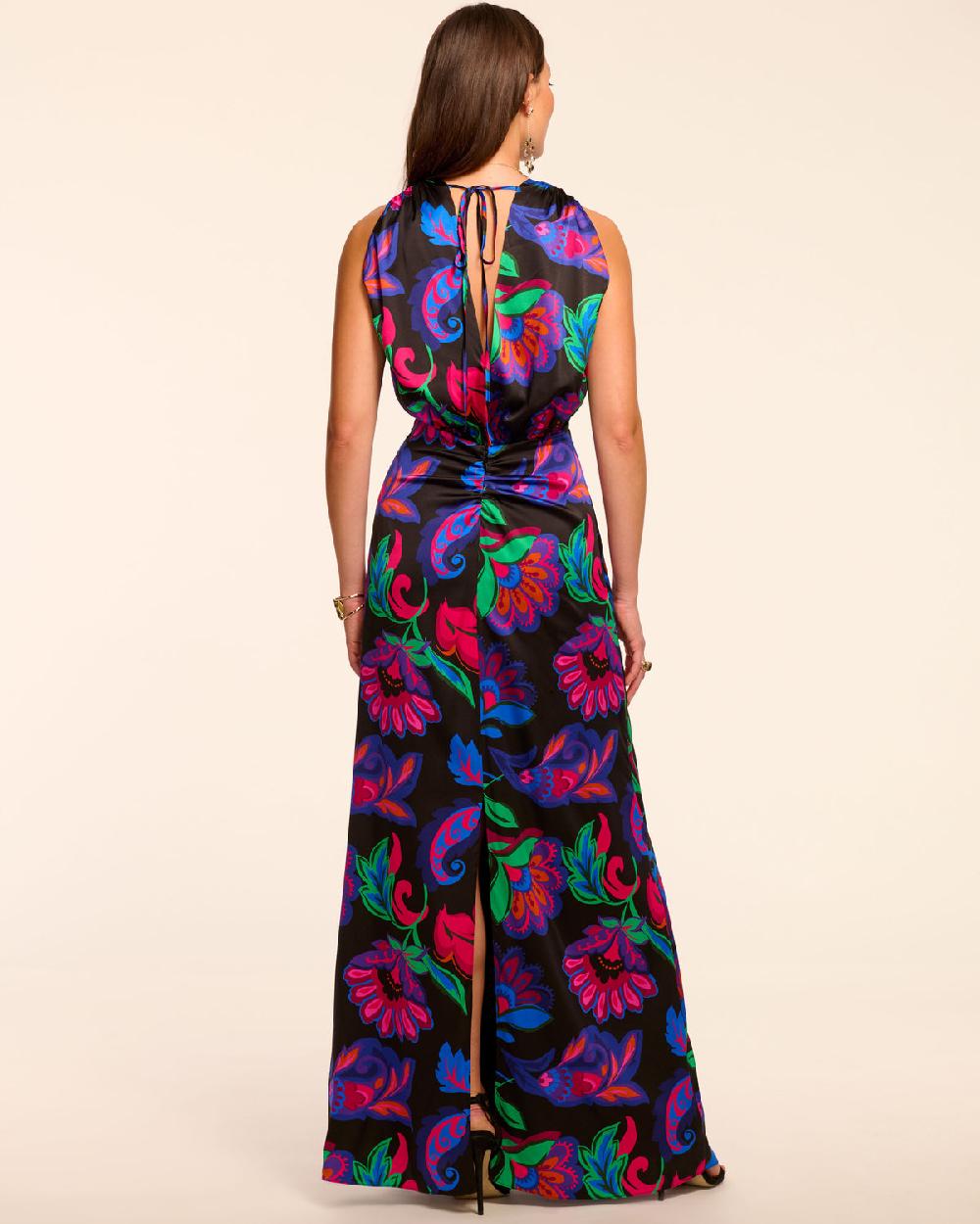 Ramy Brook Martin Silk Plunging Gown