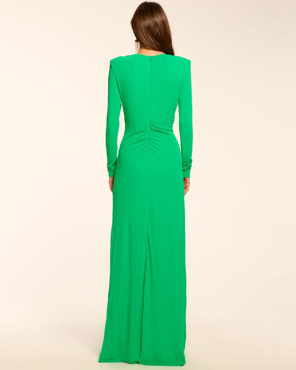 Ramy Brook Martini Jersey Plunging Gown